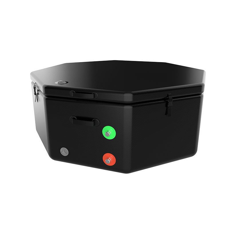 Octagon Cold Plunge Pod kątem zimnego chłodnic